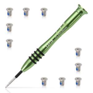 LeFix 10 x M2.5 x 4 Screws T5 Torx Compatible with DELL XPS 17 9700 9710 9720|Precision 5750 5760 5770 Base Underside, Silver, T5 Screwdriver Included