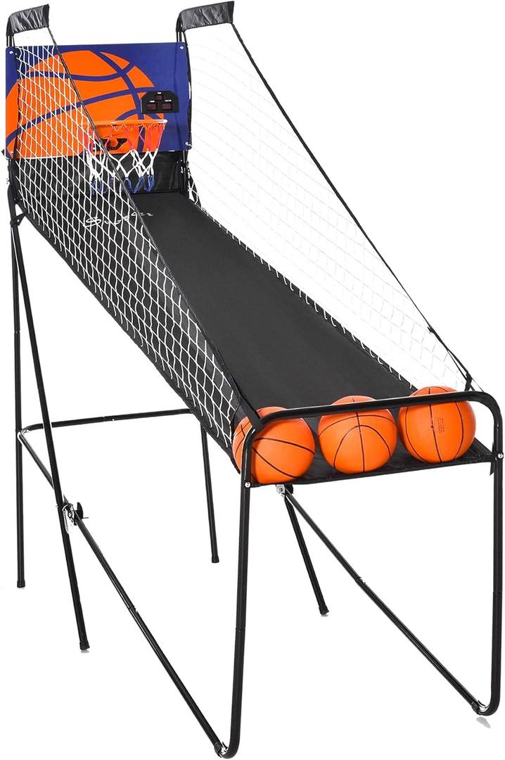 Soozier Basketball Hoop Arcade Game with Electronic Score Board for 1 to 2 Players