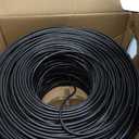 JAVEX CAT6 UTP Outdoor(1000 Feet), 550Mhz, 23AWG, CCA Ethernet Bulk Cable, Easy-Pull Box, 305m, Black