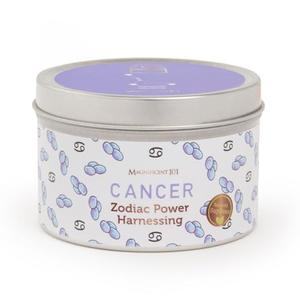 Magnificent 101 Cancer Zodiac Sign Candle - Soy Wax Candle - Choose Your Birthdate - Make Great Holiday Gifts for Astrology Fans - 6oz Tin Holder for Men’s and Women’s Décor Style