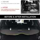 Powerty Compatible with Cargo Cover Jeep Grand Cherokee 2011-2019 2020 2021 Retractable Trunk Shielding Shade Cargo Luggage Cover No Gap (Not Fit 2021 Grand Cherokee L or 2022 Grand Cherokee)