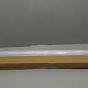 LazBlinds No Tools No Drill Cordless Zebra Blinds for Windows, Dual Layer Light Control for Day and Night, Light Filtering Privacy Roller Blinds and Shades for Home, 38" W x 72" H, White