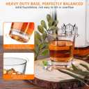 OBTANIM 12 Pack Shot Glasses, 1.5 oz Clear Shot Glass Cups Set with Heavy Base for Bar Restaurants Home