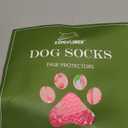 EXPAWLORER 6Pcs Anti Slip Dog Socks to Prevent Licking Paws, Dog Shoes for Hot Pavement Double Sides Dog Boots & Paw Protectors Booties for Hardwood Floors with Grip for Dogs, M (Pink)