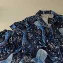 SHESHOW Funny Graphic Pajamas for Women Set Button Down Short Sleeve Top and Shorts Pjs Sets Sleepwear XS-XXL (Small, Blue Whale Shark)