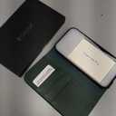 SHIELDON Wallet Case for iPhone 16e 2025, Genuine Leather Detachable Wireless Charging Magnetic RFID Blocking Card Holder Kickstand Shockproof Case Compatible with iPhone 16e 6.1"  Nappa Evergreen