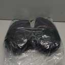 C CUSHION LAB Extra Dense Lumbar Pillow - Patented Ergonomic Multi-Region Firm Back Support for Lower Back Pain Relief - Lumbar Support Cushion with Strap for Office Chair, Car, Sofa, Plane - Black