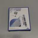 MFi Certified 256GB iPhone Flash Drive, Photo Stick Memory Stick for iPhone iPad, USB Thumb Drive for Photos Videos Transfer & Backup, External Storage Compatible for iPhone/Android/PC/Mac (Blue)