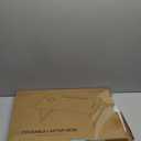 Laptop Bed Desk, Foldable Lap Desk, Portable Lap Table, Laptop Stand with Cup Holder & Tablet Slot & Lifting Handle for Working Writing Drawing & Eating - Wood