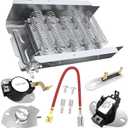 UPGRADE 279838 Dryer Heating Element for Whirlpool Wed4815ew1 Maytag Centennial Medc215ew1 Kenmore 70 80 Series Model 110 Amana Ned4655ew1 Roper Admiral, Replaces W10724237 2406026 3403585 3398064