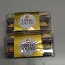 2 x Ferrero Rocher, Premium Milk Chocolate Hazelnut, Individually Wrapped, Chocolate Gift Box, 16 Count, 7 oz