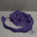 MAGQOO Purple Braid Wig Kids Girls Light Purple Wig Long Braids Wigs Hair Cosplay Costume Party Wigs