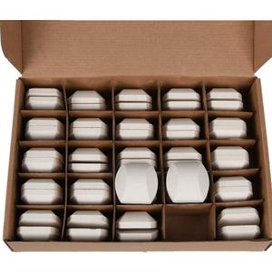 GasSaf Ceramic Briquettes Replacement for Select Turbo, Nexgrill Gas Grill Models, 2 x 2 x 0.8 inch, Set of 50 pcs