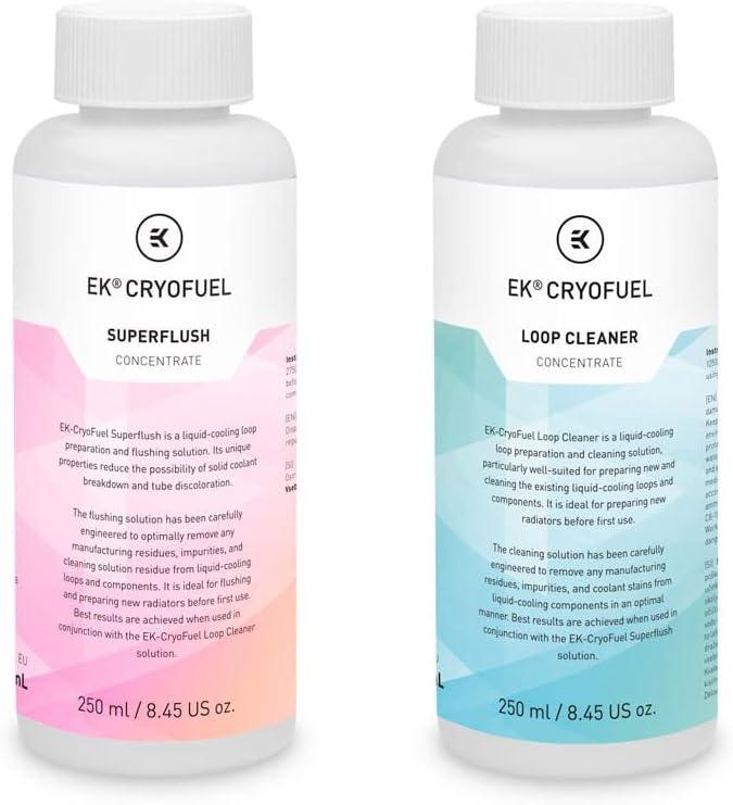 EKWB EK-CryoFuel Loop Cleaner + Superflush Concentrate PC Coolant, 250ml