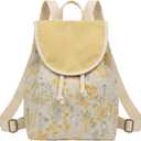 Goodhan Embroidered Backpack Purse for Women, Boho Bags for Travel Daily, Small Backpack