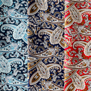 6 PCS Fat Quarters Fabric Bundles 18 inchx22 inch Cotton Quilting Fabric for Sewing Mask,Paisley Pattern