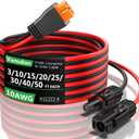 Vansdon Solar to XT60i Extension Cable 10AWG 10FT XT60i Female to Male Connector for RV Foldable Solar Panel, Portable Power Station, Solar Generator