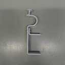 NoNo Bracket - Curtain Rod Bracket Attachment for Blinds (White Outside Mounted )