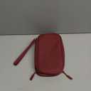 Electronics Organizer Bag Pouch Cable Charger Organizer Travel Shockproof Cord Carrying Case for Earphone Powerbank USB Hard Drive SD Card (Pink)