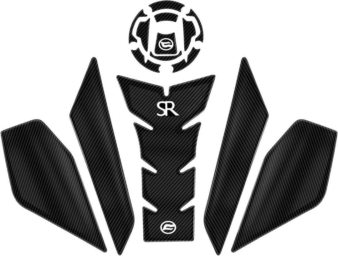 for CFMOTO 450SR Motorcycle Tank Pad Gas Tank Protector Compatible with CFMOTO 450SR CF Moto SR450 450 SR 450SS 5D Anti Slip Tank Pad Stickers Gas Oil Fuel Tank Pad Protectors