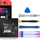 [8000mAh] HAC-003 Battery, 2025 New Upgraded High Capacity 0 Cycle Li-Polymer Replacement Battery for Nintendo Switch Console 2017 HAC-001 HAC-A-BPHAT-C0 HAC-S-JP/EU-C0 with Repair Tool Kit