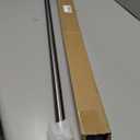 BRIOFOX Industrial Shower Curtain Rod - Rustproof Non-Slip 43-72 Inch 304 Stainless Steel Tension Curtain Rod for Window or Bathroom, Brushed Nickel