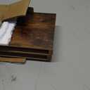 Floating Shelves for Wall, 40 Inch Floating Shelves for Home Decor, Wall Mounted Rustic Wood Shelves, Bathroom, Hanging Deep Shelf for Bedroom, Living Room, Kitchen (Rustic Brown, Set of 2)