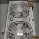 shinic 3-Speeds Window Fan with 180°+90° Rotatable Fans, Manual Reversible, Vertical Window Fan with Rigid & Accordion Expanders, Width Adjustable (21.65" to 33.27"), Ideal for Home, Kitchen, Bedroom