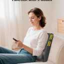 Cordless Shiatsu Neck Massager with Heat & Vibration, Back Neck Shoulder Massager for Pain Relief Deep Tissue, 4D Kneading Back Massage Pillow, Rechargeable Portable Massage, Gifts for Mom,Dad