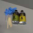 32OZ 3×UV Resistant Resin Kit, No Bubble & Crystal Clear Epoxy Resin for Coating, Casting, Table Top, DIY, Bar Top, River Tables, Resin Art, Wood with High Gloss Finish