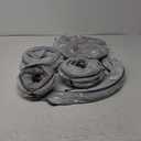 Cat Tunnel Bed, Cat Tunnels for Indoor Cats, Cat Donut Tunnel Toy with Washable Circle Cushion, Straight Shaped Tunnel, 4 Fluffy Balls, Blackout Tent, Self-Luminous Cat Toys, Grey