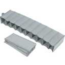 PRETYZOOM Non-woven Closet Storage Container Ten-layer Hanging Bag Dormitory Storage