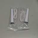 Eightwood Dual Band White WiFi Antenna (2-Pack), 2.4GHz 5GHz 6dBi RP-SMA WiFi Antenna with Magnetic Base for PC Desktop Computer PCIe Bluetooth Network Card,WiFi Router, Security Camera