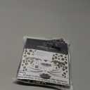 Janinka Cheetah Costume Set Dalmatian Dog Ears Headband Cheetah Leopard Cat Tail Bow Tie Face Stickers for Halloween Cosplay