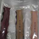 Maledan Sport Bands Compatible for Google Pixel Watch 3/4 41mm 45mm Band/Google Pixel Watch 2/1 for Women Men, Soft Breathable Bracelet Bands for Smartwatch 1/2/3/4 Accessory, S (1-Black/Pink/Blue gray/Purple smoke/Milk tea/Lunar White)