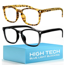 livho High Tech Blue Light Glasses - Advanced 99% Blue Light Blocking Computer Glasses - Anti Eyestrain & UV Glare Protection