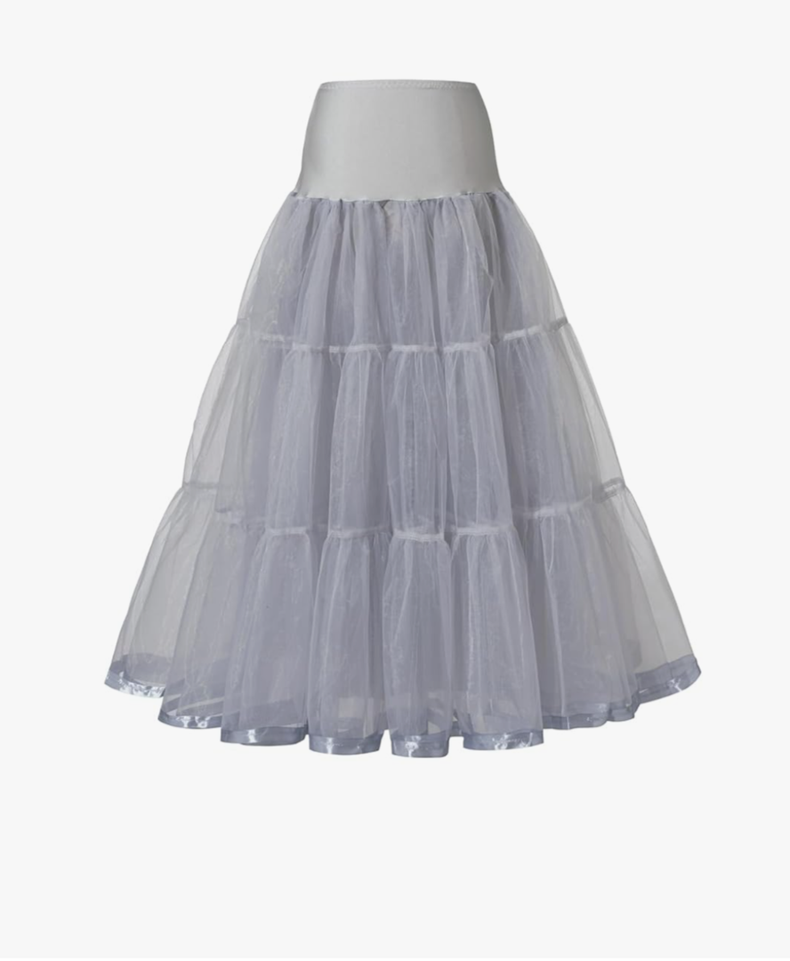 Women's Floor Length Wedding Petticoat Long Underskirt for Formal Dresses M