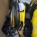 5000PSI PowerWasher with 4 Quick Connect Nozzles, Foam Cannon for Car, Lane, Patio Cleaning, Hydro Jet Pressure Hose Water Wand for Gutter Patio Car Garden Window, Yellow