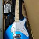 Vangoa 30 Inch Kids Electric Guitar Starter Kit with Amp - Blue