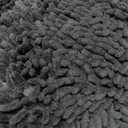 Muddy Mat Cloud K-9 Bed for Dogs & Cats, Soft & Relaxing Donut Dog Bed, Chenille Material, Removable Cover, Washable & Dryer SafeBlack Small(25'x25')
