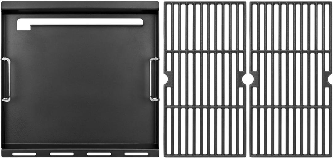 Full Size Griddle Inserts for Char-Broil Performance 6 Burner Grill, Flat Top Griddle for Charbroil Grill 463245917 463238218 463276517 466245917 463347017,Replace for G470-0002-W1 G470-0003-W1