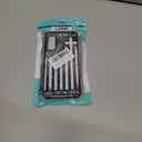 Compatible with Samsung Galaxy S21 FE Case,American Flag Cross Amazing Pattern Design Shockproof Anti-Scratch Hard PC Back Case for Samsung Galaxy S21 FE Case