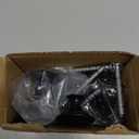 Ravinte 20 Pack Matte Black Kitchen Cabinet Knobs 1-1/4 Inch Round Drawer Pulls Flat Black Stainless Steel Drawer Handles Door Hardware for Dresser Cabinets