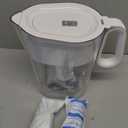 Brita Wave 10 Cup Water Pitcher Plus 2 Advance Filters, Assorted Colors (Clear) (40 Gallons, Copper)