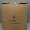 Cozy Bliss Seersucker Cooling Comforter Twin Size, Q-Max 0.4 Reversible Lightweight Cooling Blanket, Breathable Silk Smooth Summer Bedding Quilt for Hot Sleepers Night Sweats Cream White