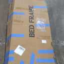 VECELO Queen Size Upholstered Bed Frame with 4 Drawers and Headboard, Velvet Platform Storage Bedframe, Wooden Slats Support, No Box Spring Needed, Beige