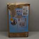 Graco Slim Spaces Compact Baby Swing, Space Saving Portable Bay Swing with Height Adjustable Legs & Soft Toys, Reign