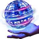 Ciniffo Flying Orb Ball Toy 2025  Light Up Hand Controlled Boomerang Spinner Mini Drone Toy, Hover Cosmic Globe Ball, Cool Christmas & Birthday Gift for Boys Girls Teens Ages 6+ (Blue)