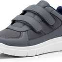 FitVille Diabetic Shoes for Men Extra Wide Width, Mens Diabetic Shoes for Neuropathy Swollen Feet Shoes Pain Relief with Closure(Grey, 14 EEW)