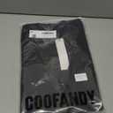 COOFANDY Men's Business Suit Vest Slim Fit Dress Vest Wedding Waistcoat (X-Large, Black)